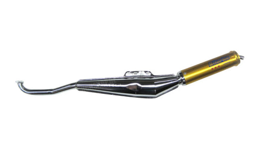 Biturbo Auspuff Gold/Chrom 25mm